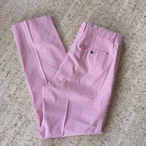 Peter Millar Regular Fit Pants - 34W x 32L - Coral Stripe
